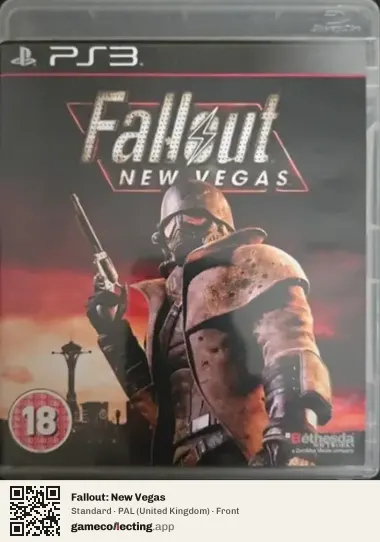 Fallout: New Vegas PlayStation 3, United Kingdom box front