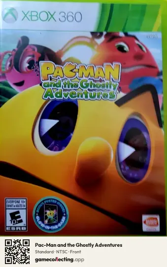Pac-Man and the Ghostly Adventures Xbox 360, NTSC box front