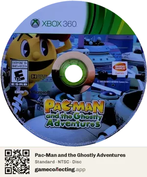 Pac-Man and the Ghostly Adventures Xbox 360, NTSC disc