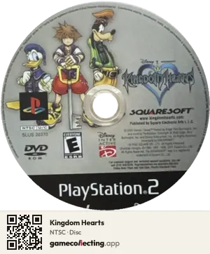 Kingdom Hearts PlayStation 2, NTSC disc