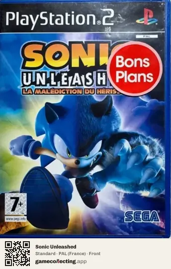 Sonic Unleashed PlayStation 2, France box front