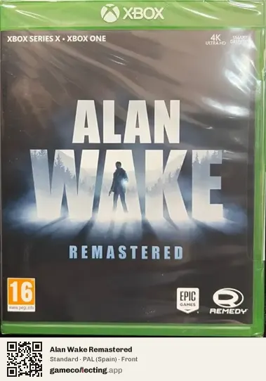 Alan Wake Remastered Xbox Series X, Spain box front