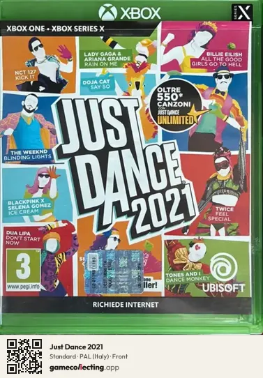 Just Dance 2021 Xbox One, Italy box front