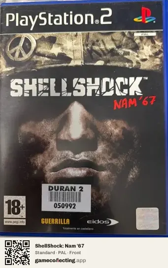 ShellShock: Nam '67 PlayStation 2, PAL box front