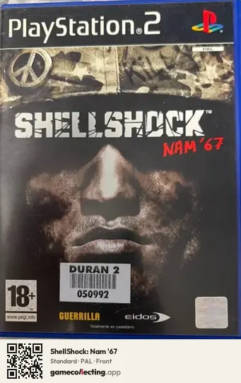 ShellShock: Nam '67 PlayStation 2, PAL box front