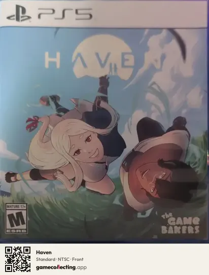 Haven PlayStation 5, NTSC box front
