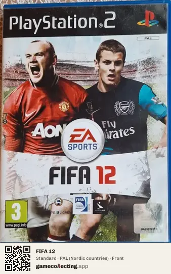 FIFA 12 PlayStation 2, Nordic countries box front