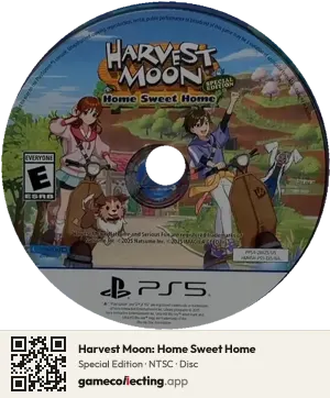 Harvest Moon: Home Sweet Home PlayStation 5, NTSC disc