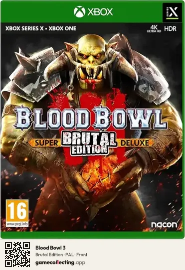 Blood Bowl 3 Xbox Series X, PAL box front