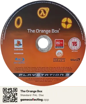 The Orange Box PlayStation 3, PAL disc