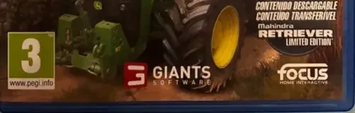 Farming Simulator 19, the USK square on its front