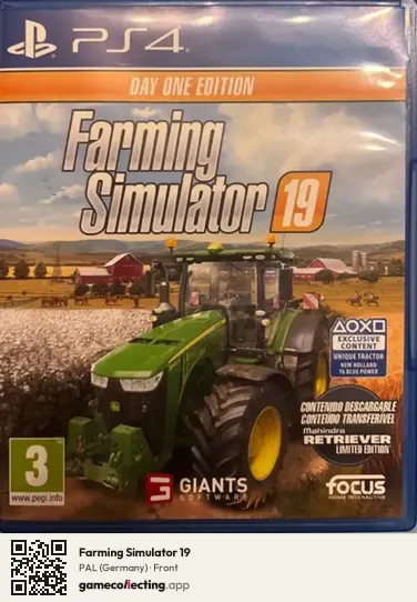 Farming Simulator 19 PlayStation 4, Germany box front