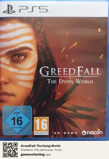 GreedFall: The Dying World PlayStation 5, Germany box front