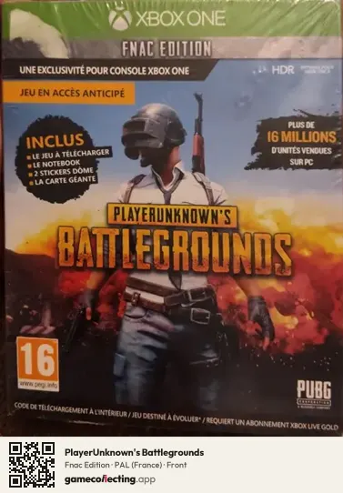 PlayerUnknown's Battlegrounds Xbox One, France box front