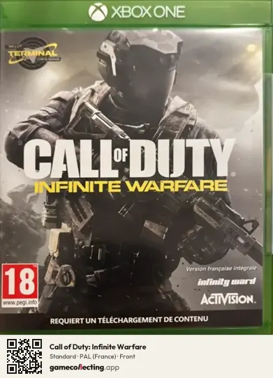 Call of Duty: Infinite Warfare Xbox One, France box front