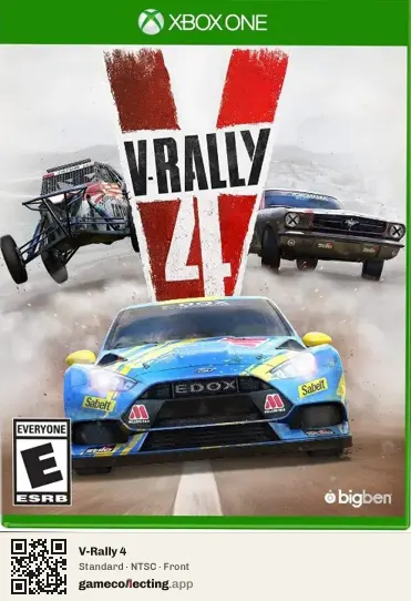 V-Rally 4 Xbox One, NTSC box front