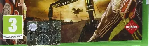 MXGP 2, the PEGI square on its front