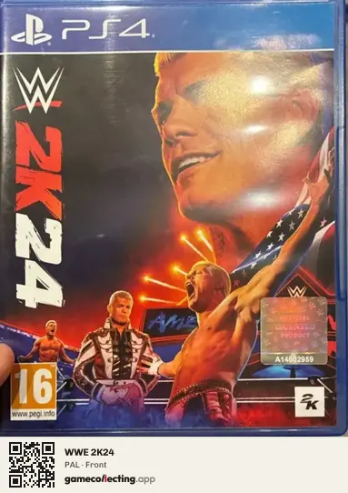 WWE 2K24 PlayStation 4, PAL box front
