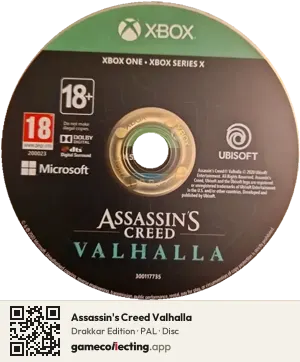Assassin's Creed Valhalla Xbox One, PAL disc