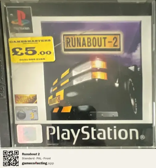 Runabout 2 PlayStation, PAL box front