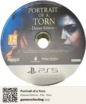 Portrait of a Torn PlayStation 5, PAL disc