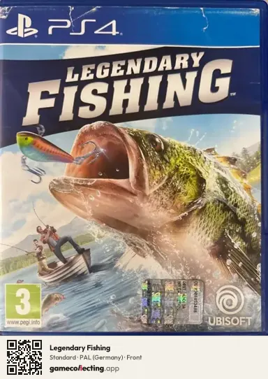 Legendary Fishing PlayStation 4, Germany box front