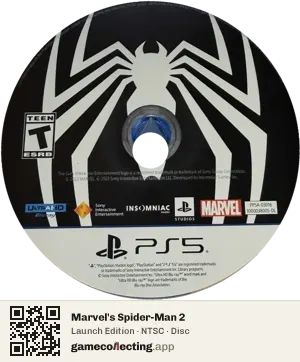 Marvel's Spider-Man 2 PlayStation 5, NTSC disc