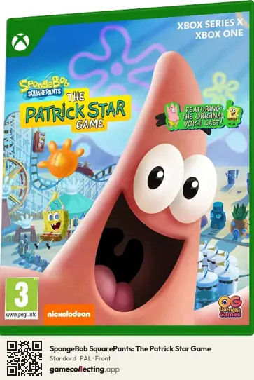 SpongeBob SquarePants: The Patrick Star Game Xbox Series X, PAL box front
