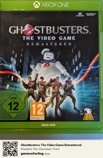 Ghostbusters: The Video Game Remastered Xbox One, Germany box front
