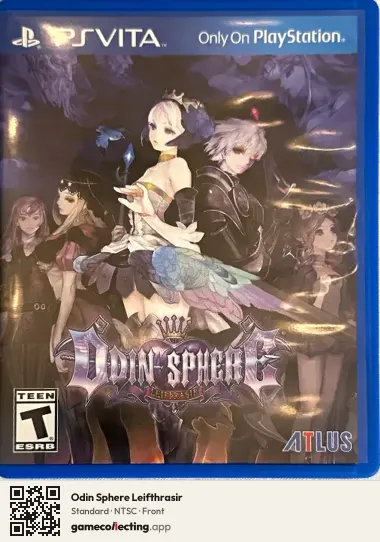 Odin Sphere Leifthrasir PlayStation Vita, NTSC box front