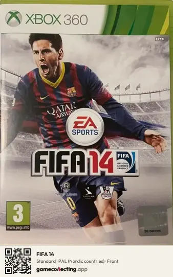 FIFA 14 Xbox 360, Nordic countries box front