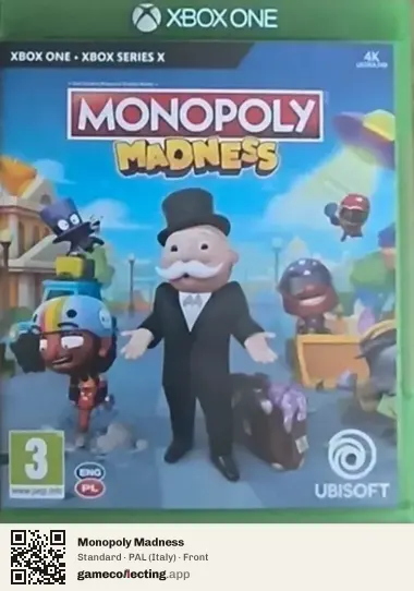 Monopoly Madness Xbox One, Italy box front