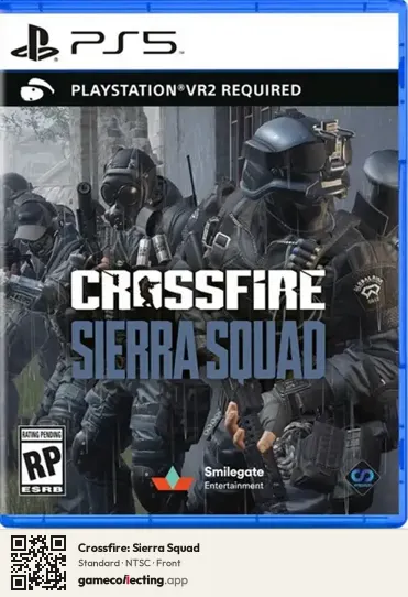 Crossfire: Sierra Squad PlayStation 5, NTSC box front