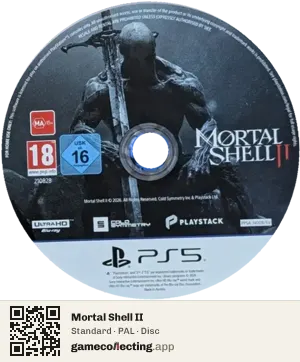 Mortal Shell II PlayStation 5, PAL disc