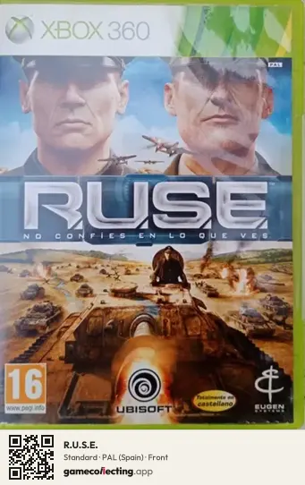R.U.S.E. Xbox 360, Spain box front
