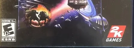 Zathura, the ESRB box on its front