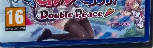Gal*Gun: Double Peace, the PEGI square on its front