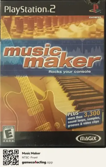 Music Maker PlayStation 2, NTSC box front