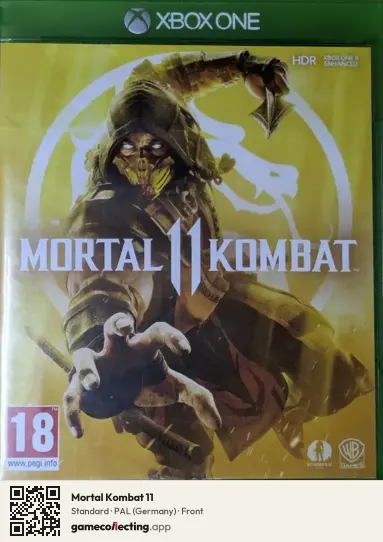 Mortal Kombat 11 Xbox One, Germany box front