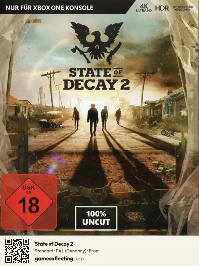 State of Decay 2 Xbox One, Germany box front