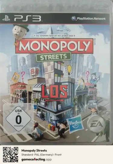 Monopoly Streets PlayStation 3, Germany box front