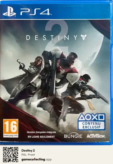 Destiny 2 PlayStation 4, PAL box front