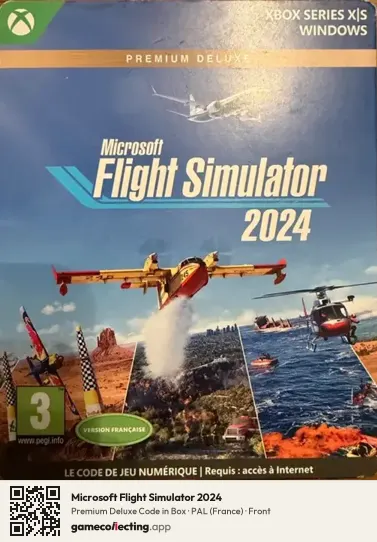 Microsoft Flight Simulator 2024 Xbox Series X, France box front