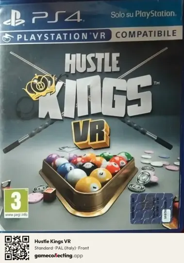 Hustle Kings VR PlayStation 4, Italy box front