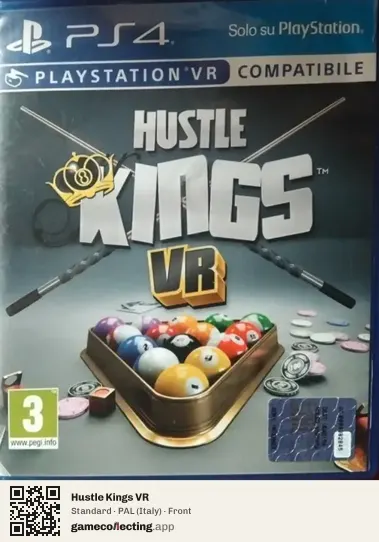 Hustle Kings VR PlayStation 4, Italy box front