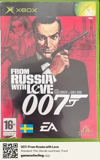 007: From Russia with Love Xbox, Nordic countries box front