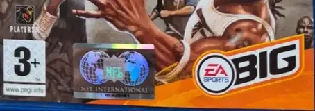 NFL Street 2, the PEGI square on its front