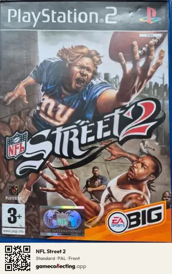 NFL Street 2 PlayStation 2, PAL box front
