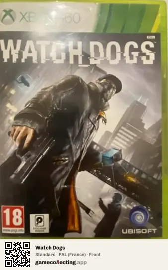 Watch Dogs Xbox 360, France box front