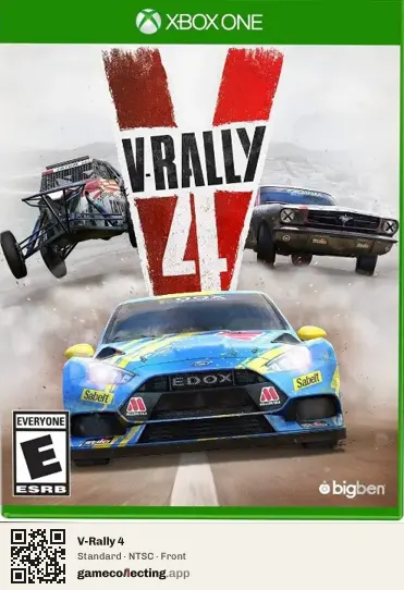 V-Rally 4 Xbox One, NTSC box front